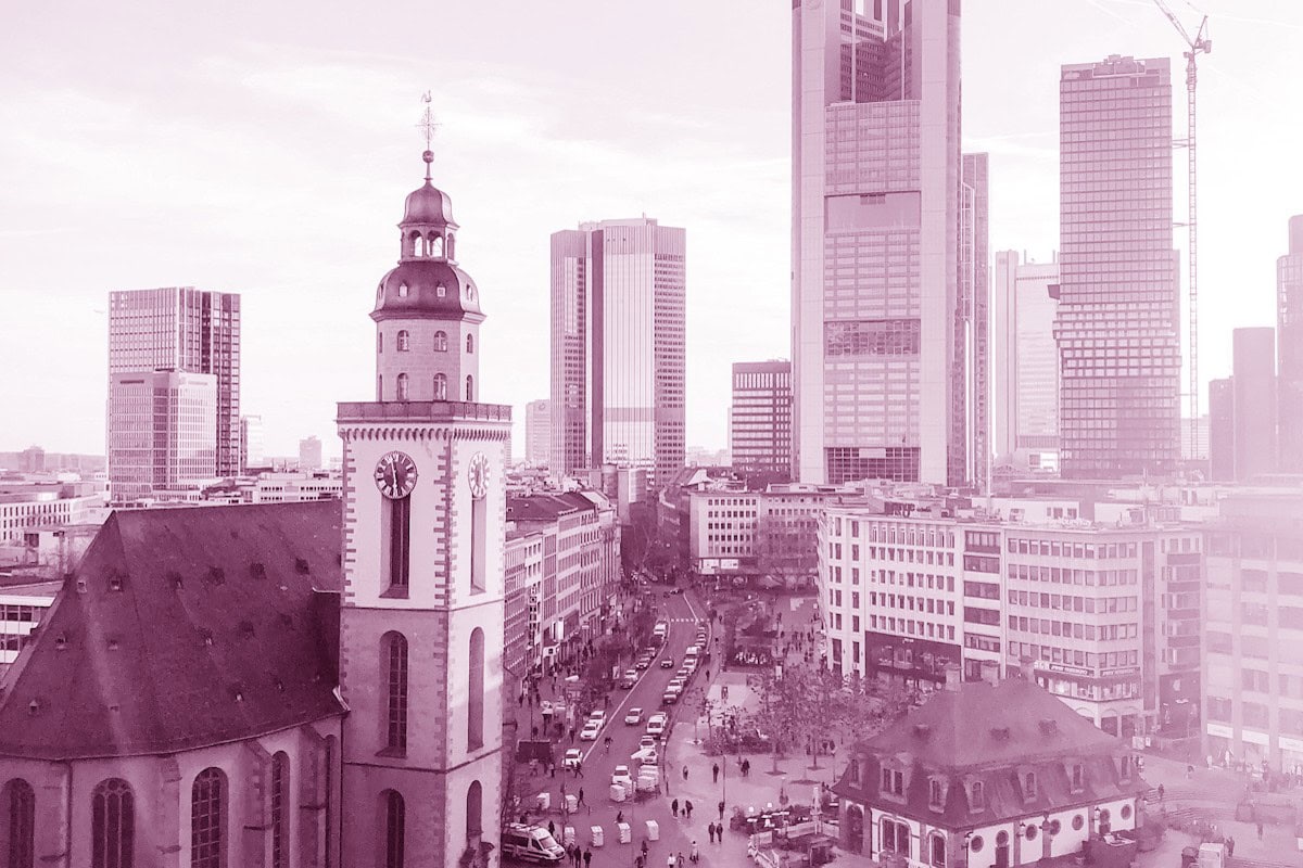 Frankfurt Blick von der Hauptwache